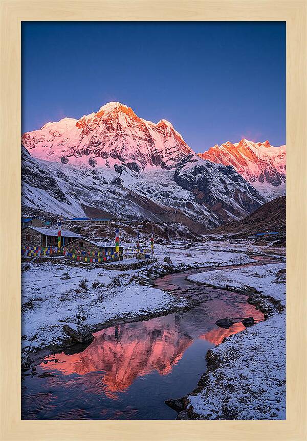 Annapurna Sanctuary At Dawn