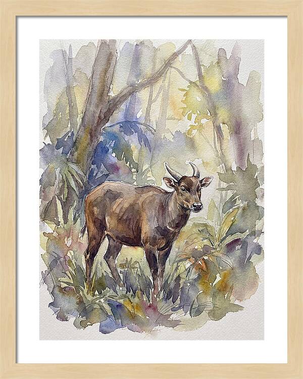 Anoa In The Forest