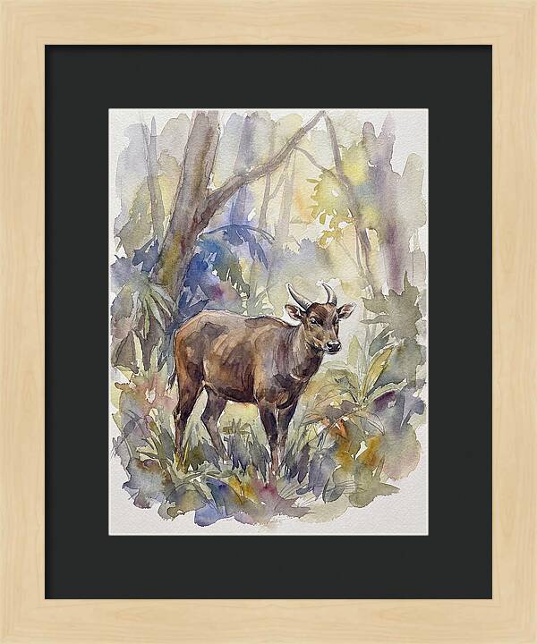Anoa In The Forest