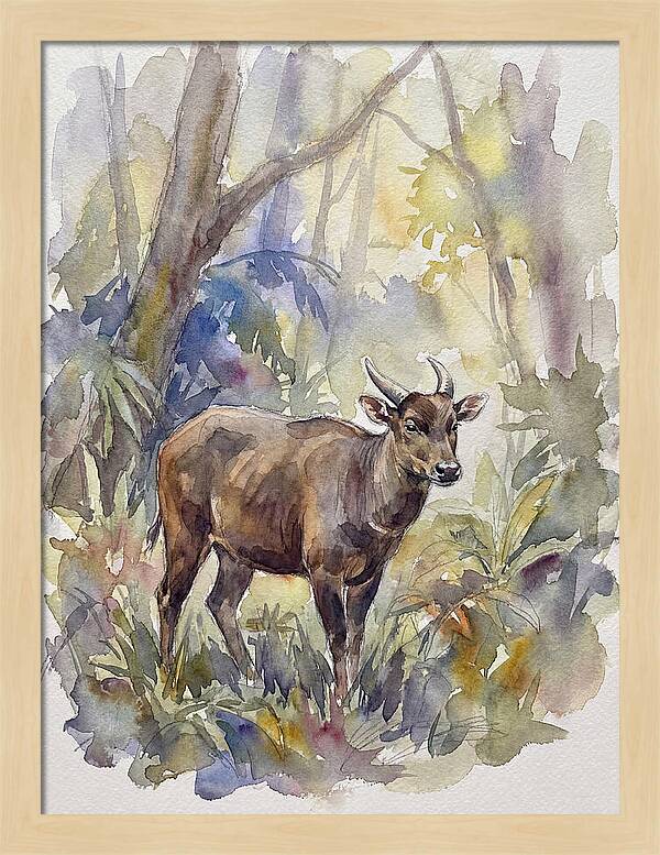 Anoa In The Forest