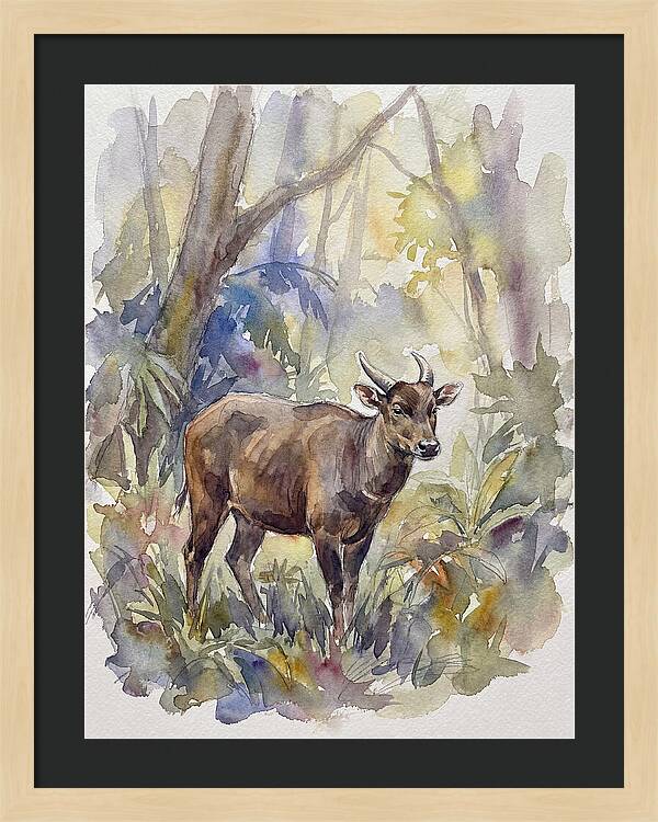Anoa In The Forest