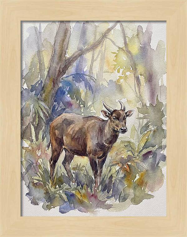 Anoa In The Forest
