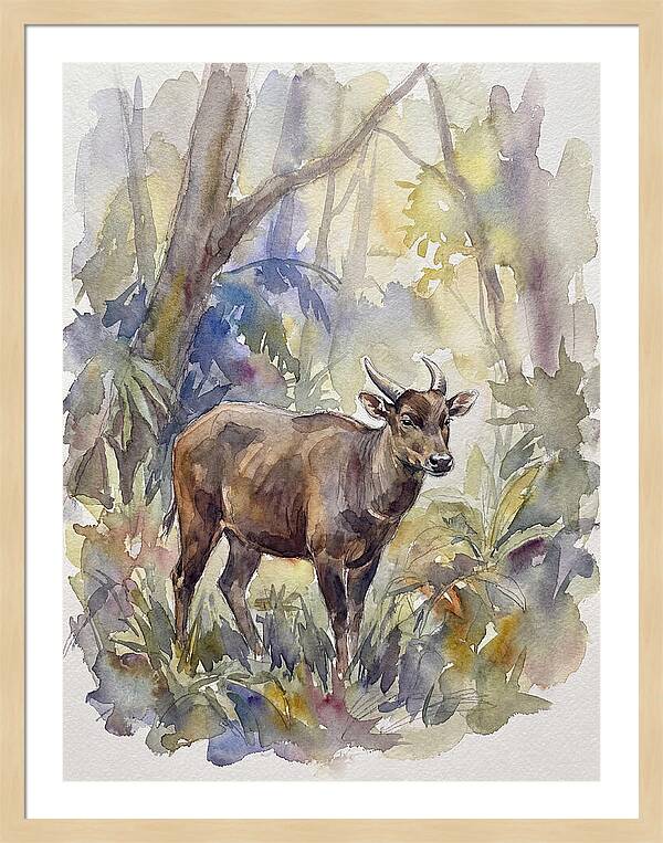 Anoa In The Forest