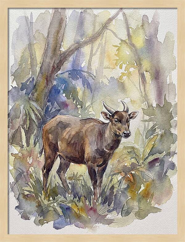 Anoa In The Forest