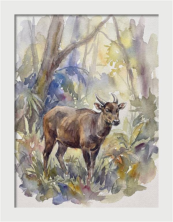 Anoa In The Forest