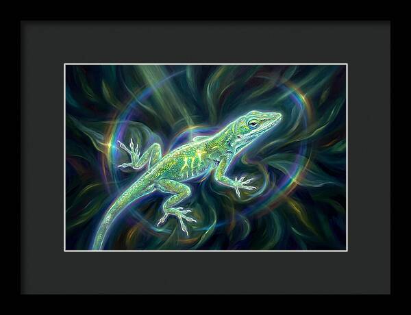 Anole In Motion