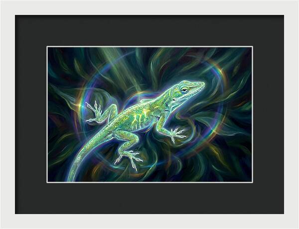 Anole In Motion