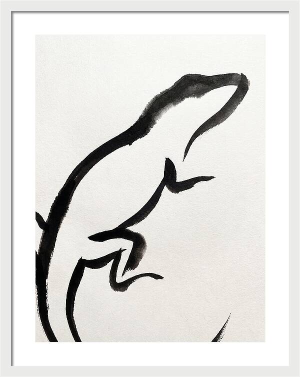 Anole In Motion