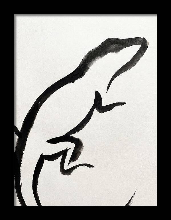 Anole In Motion