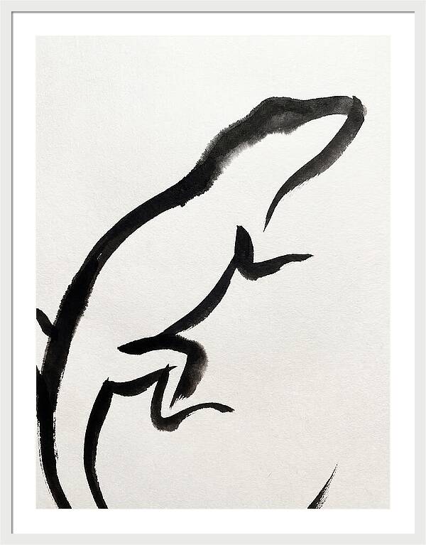 Anole In Motion