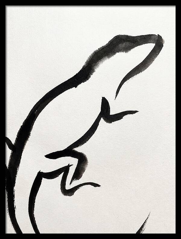 Anole In Motion