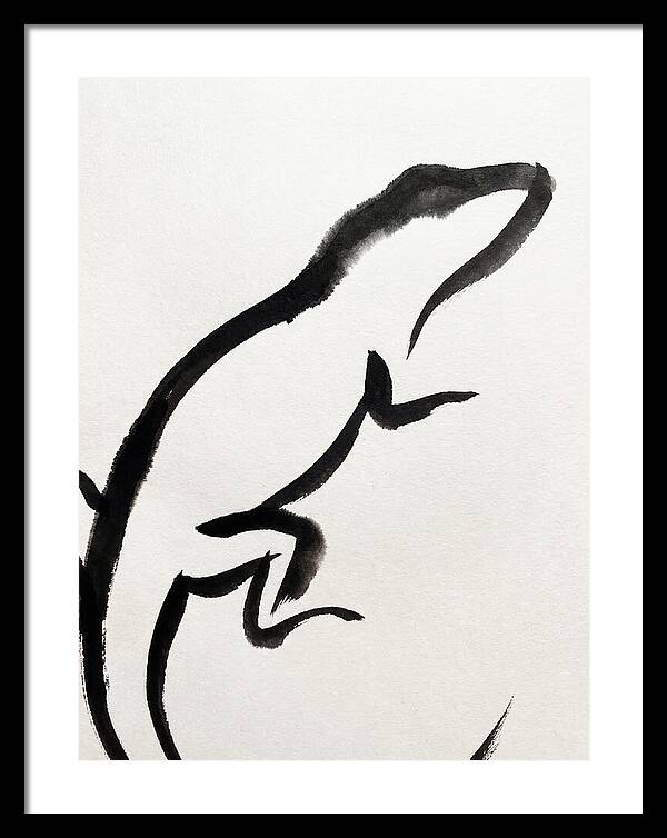 Anole In Motion