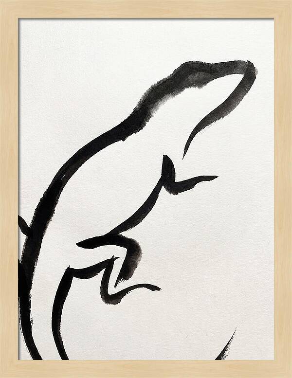 Anole In Motion
