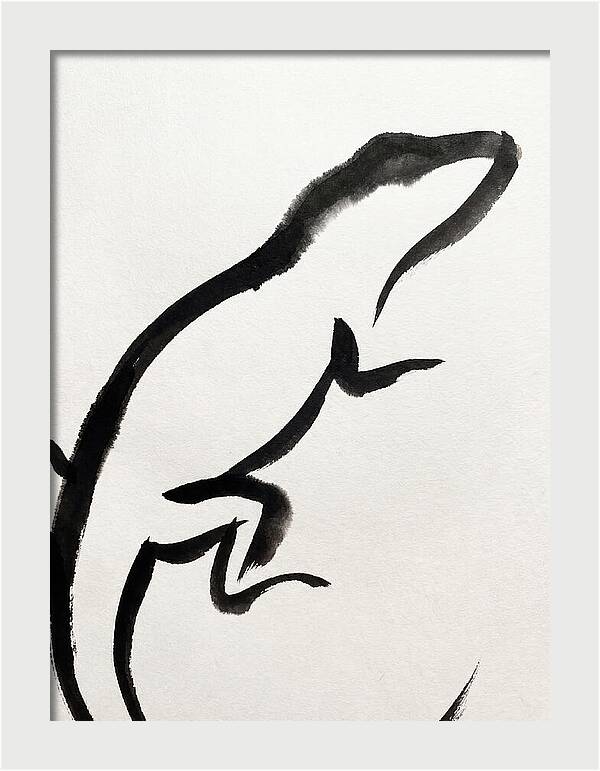 Anole In Motion