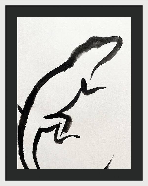 Anole In Motion