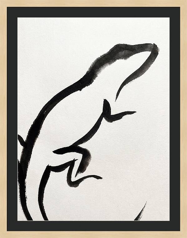 Anole In Motion