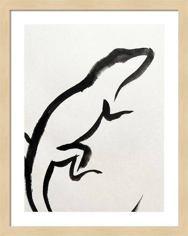 Anole In Motion
