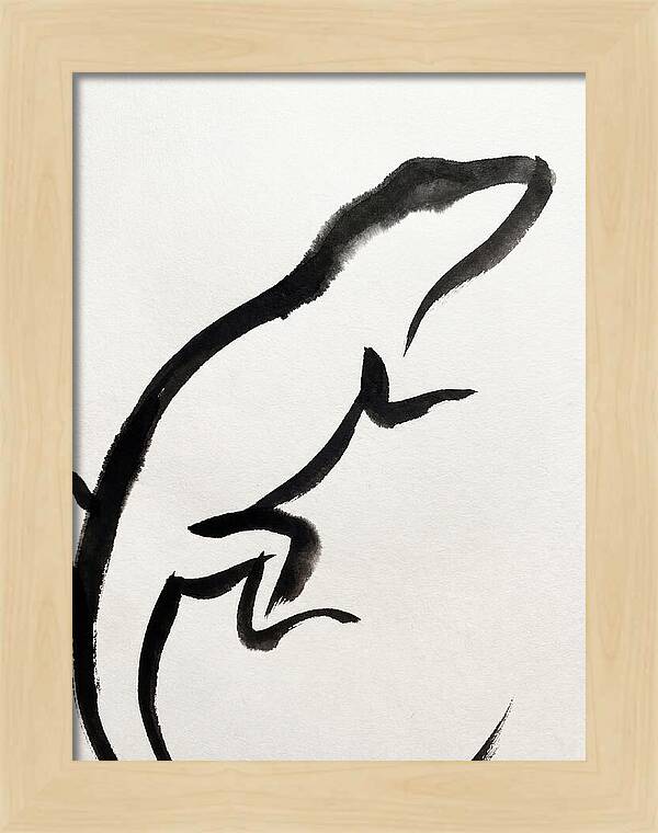 Anole In Motion