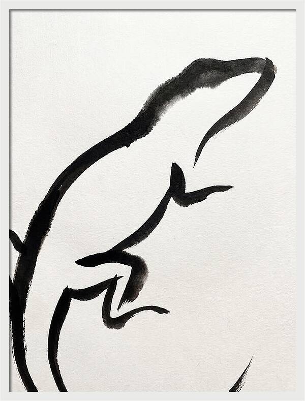 Anole In Motion