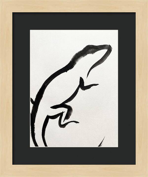Anole In Motion