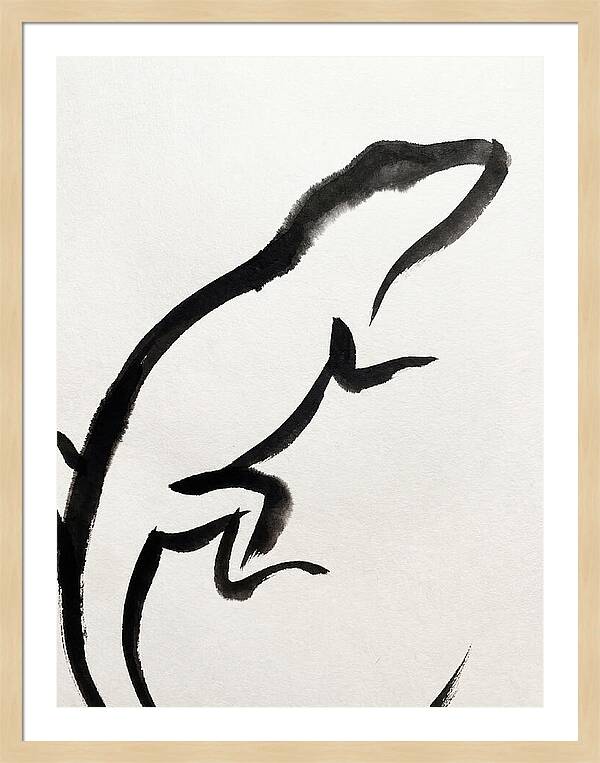 Anole In Motion