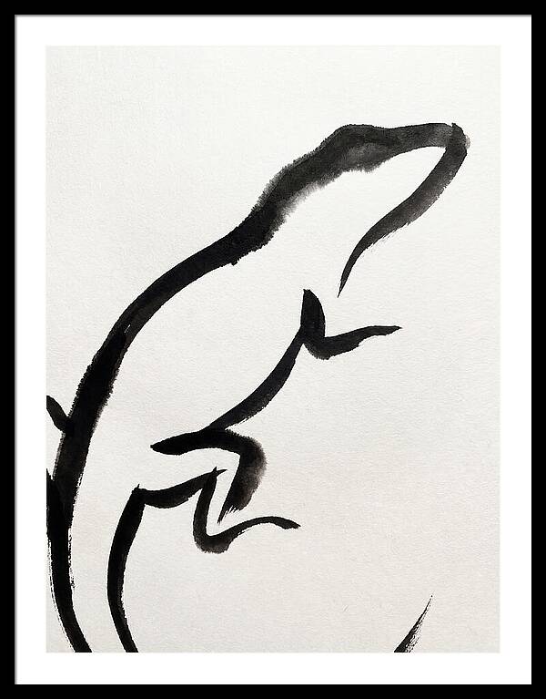 Anole In Motion