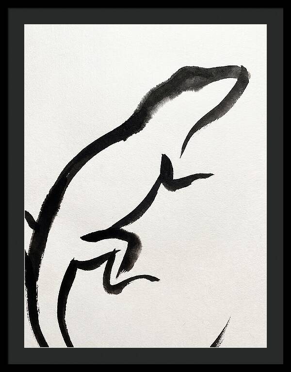 Anole In Motion