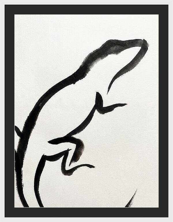 Anole In Motion