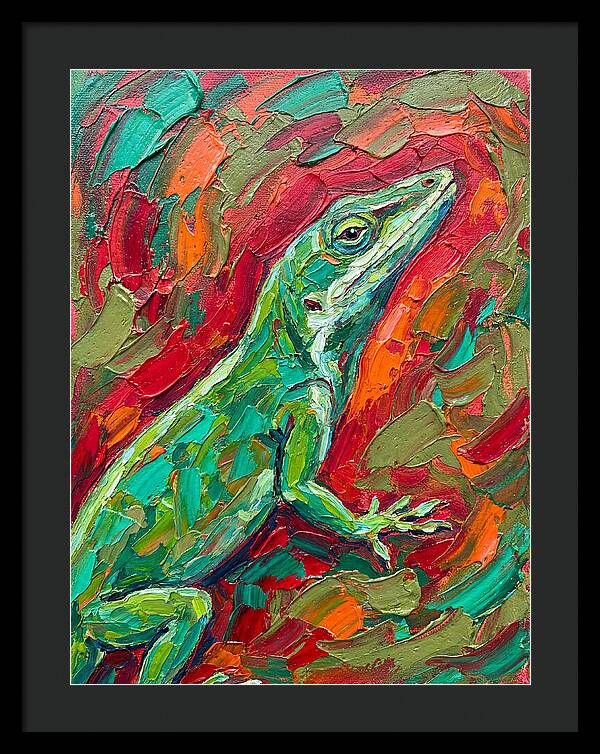 Anole In Vibrant Colors