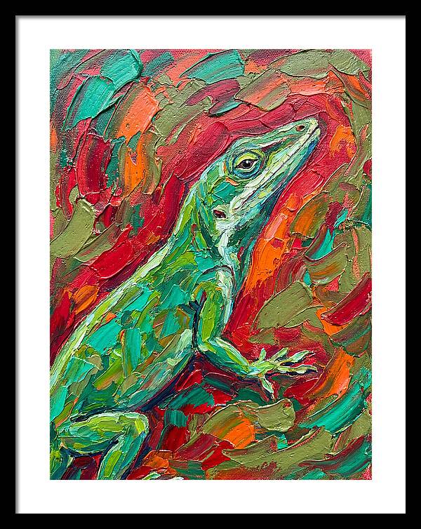 Anole In Vibrant Colors