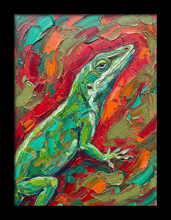 Anole In Vibrant Colors
