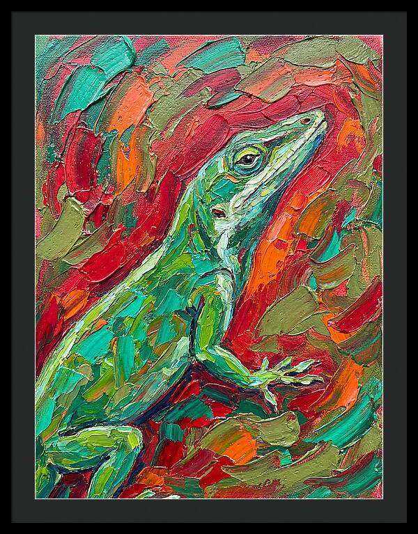 Anole In Vibrant Colors