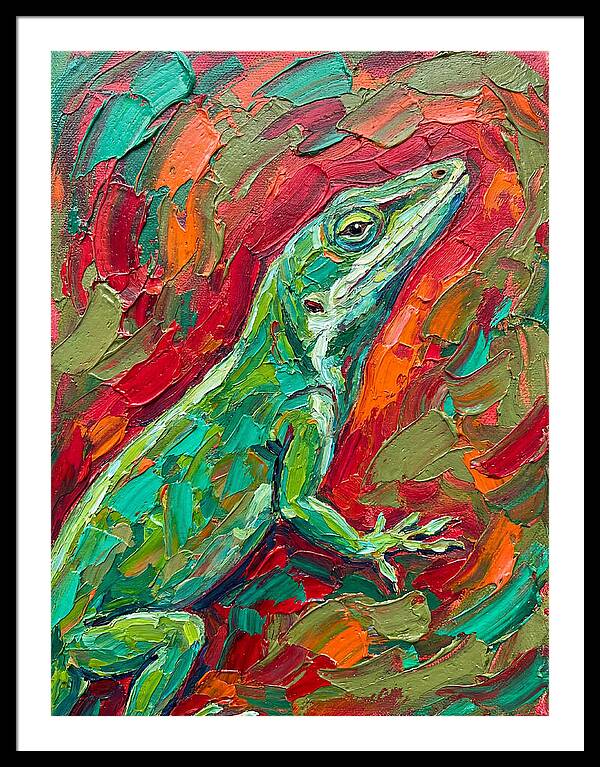 Anole In Vibrant Colors