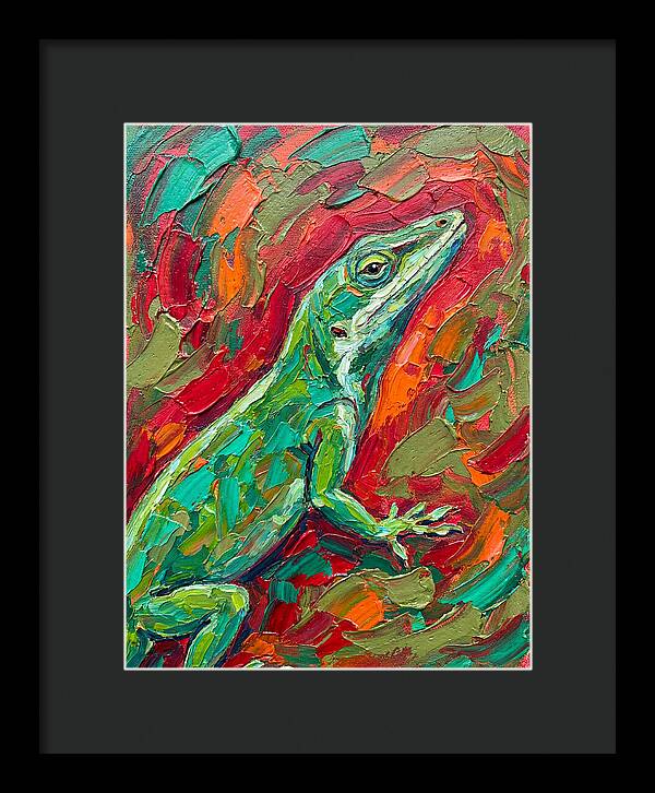 Anole In Vibrant Colors