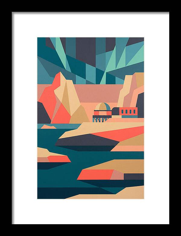Antarctic Landscape In Bold Colors
