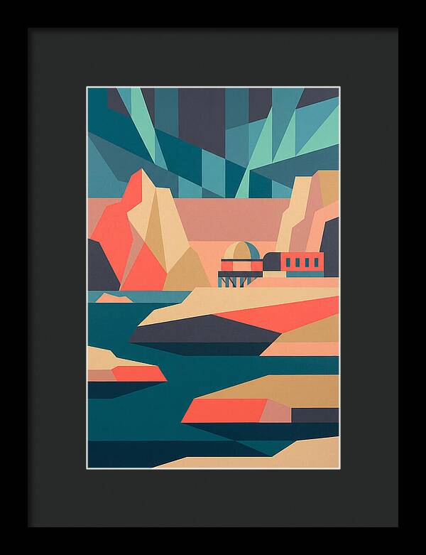 Antarctic Landscape In Bold Colors