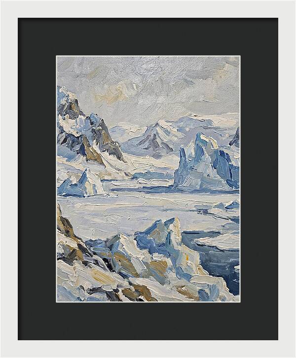 Antarctic Serenity In Blue