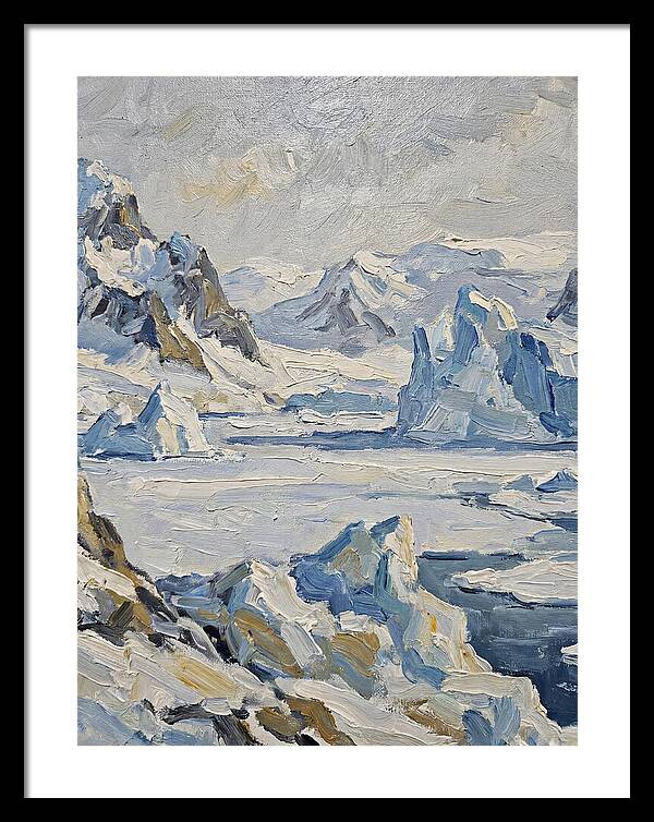 Antarctic Serenity In Blue