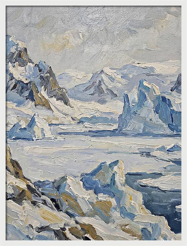 Antarctic Serenity In Blue