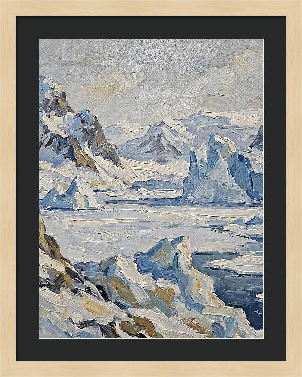 Antarctic Serenity In Blue
