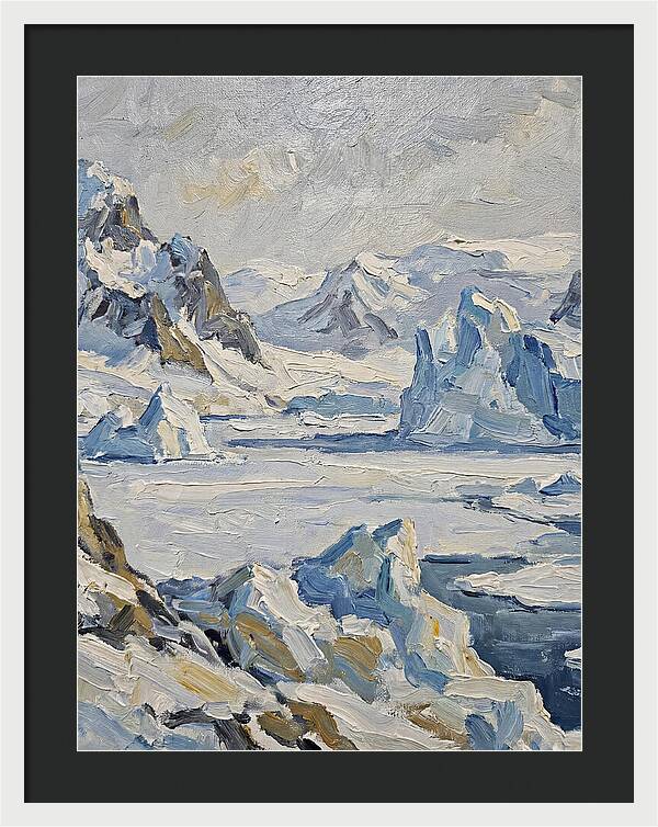 Antarctic Serenity In Blue