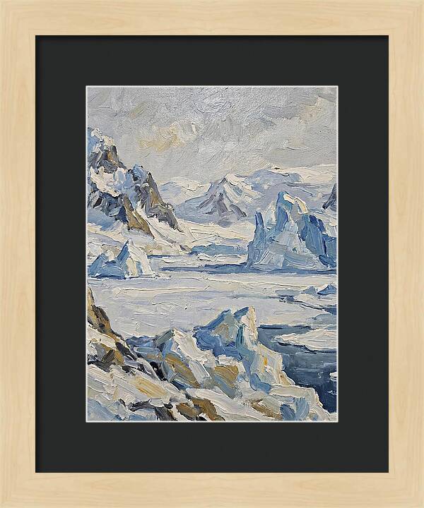 Antarctic Serenity In Blue
