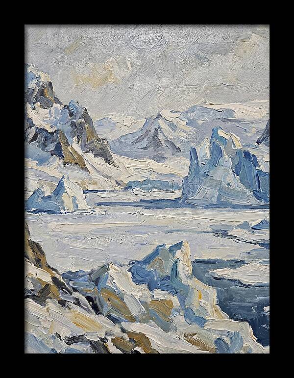 Antarctic Serenity In Blue
