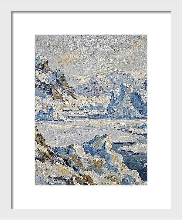 Antarctic Serenity In Blue