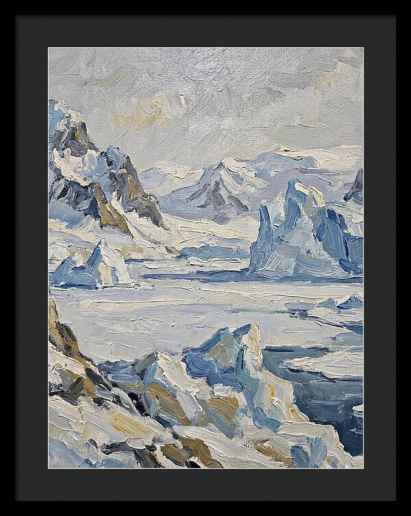 Antarctic Serenity In Blue