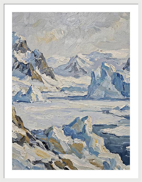 Antarctic Serenity In Blue