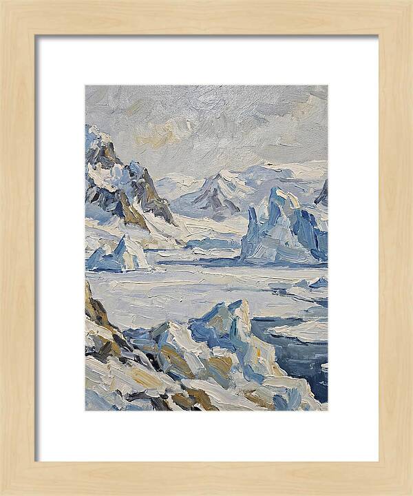 Antarctic Serenity In Blue