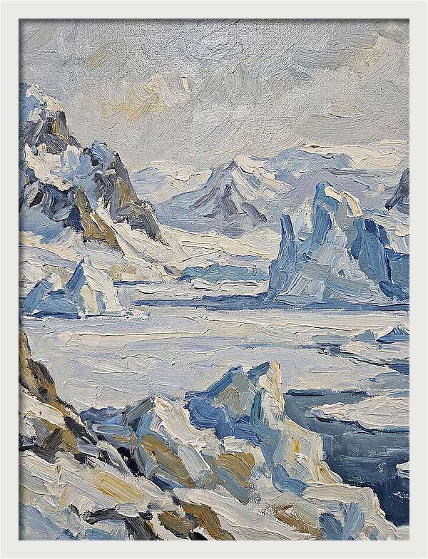 Antarctic Serenity In Blue