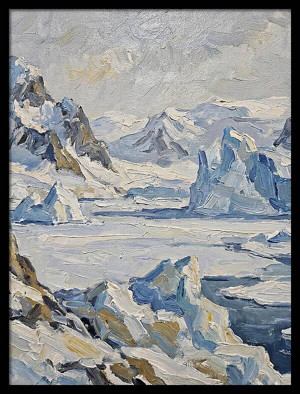Antarctic Serenity In Blue