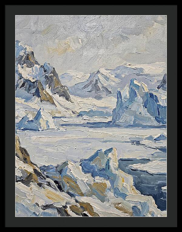 Antarctic Serenity In Blue